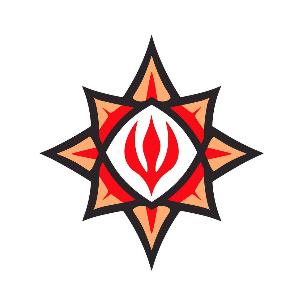 Inferno-inspired Excellence Dynamic Fire Logo Image Igniting Visual Impact vector