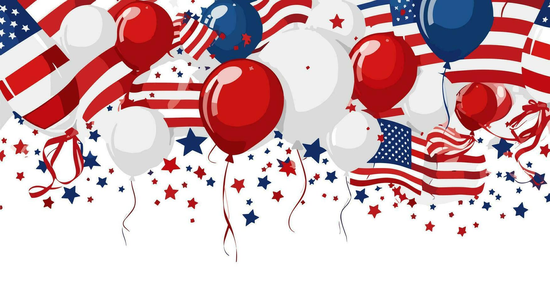 Glory and Patriotism Unite Captivating Independence Day Banner Celebrating Freedom and Unity vector
