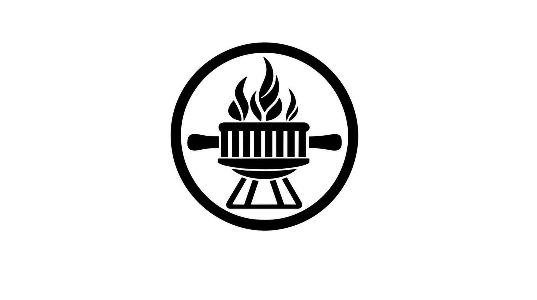 Sizzling Barbecue Delights Unleash Your Inner Grill Master with our Smokin' Logo vector