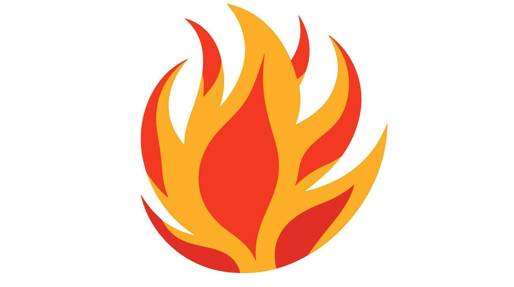 flameante elegancia cautivador fuego bandera imagen para atractivo visual experiencias vector