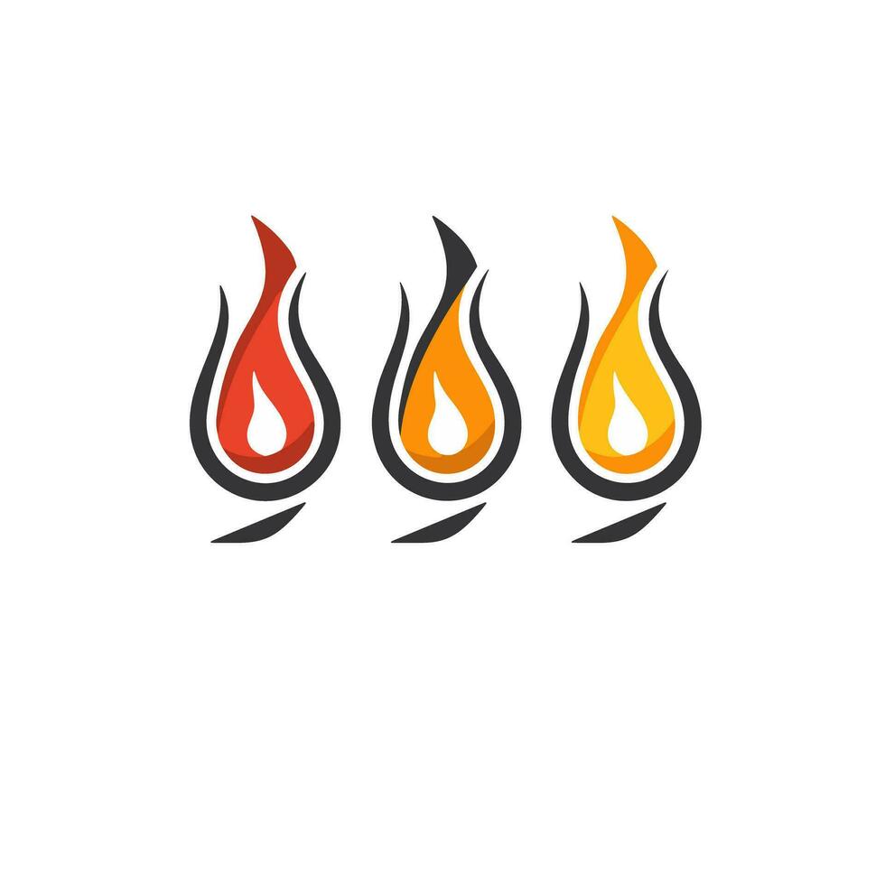 Inferno-inspired Excellence Dynamic Fire Logo Image Igniting Visual Impact vector