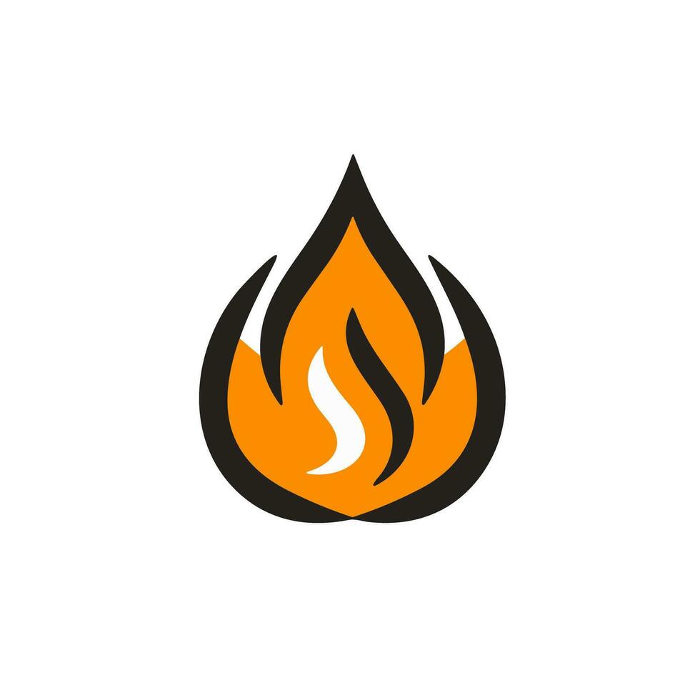 Inferno-inspired Excellence Dynamic Fire Logo Image Igniting Visual Impact vector