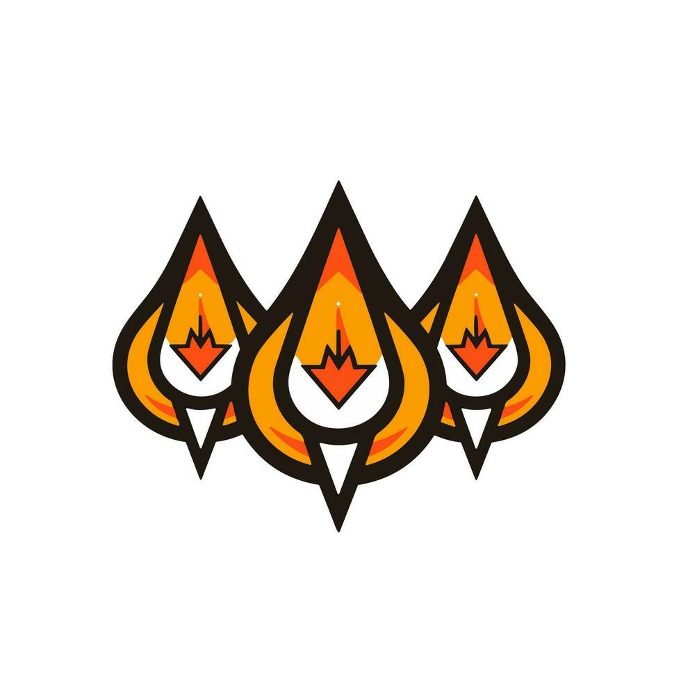 Inferno-inspired Excellence Dynamic Fire Logo Image Igniting Visual Impact vector