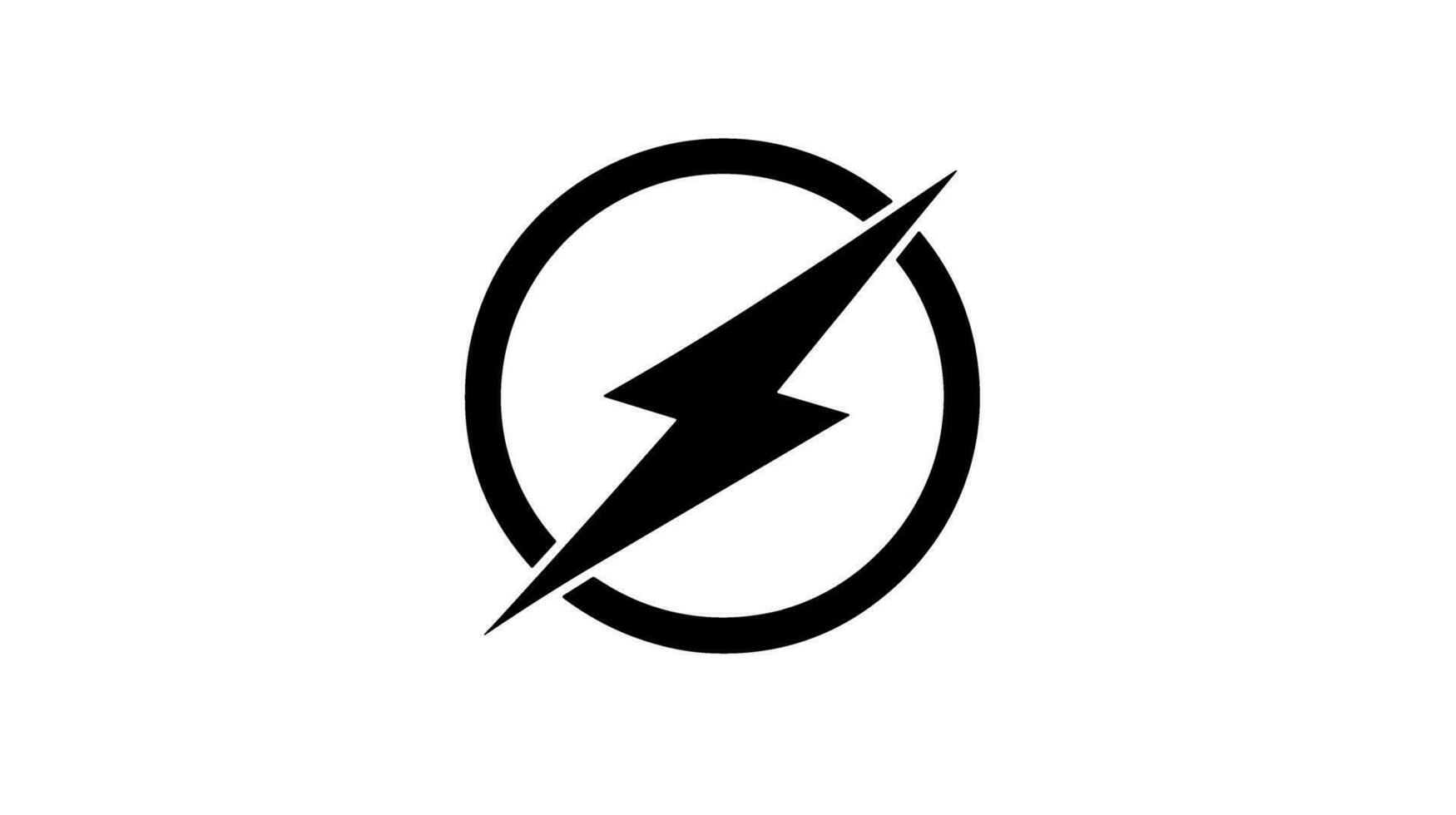 Power Unleashed Embrace the Electrifying Thunder Icon for Your Design Endeavors vector