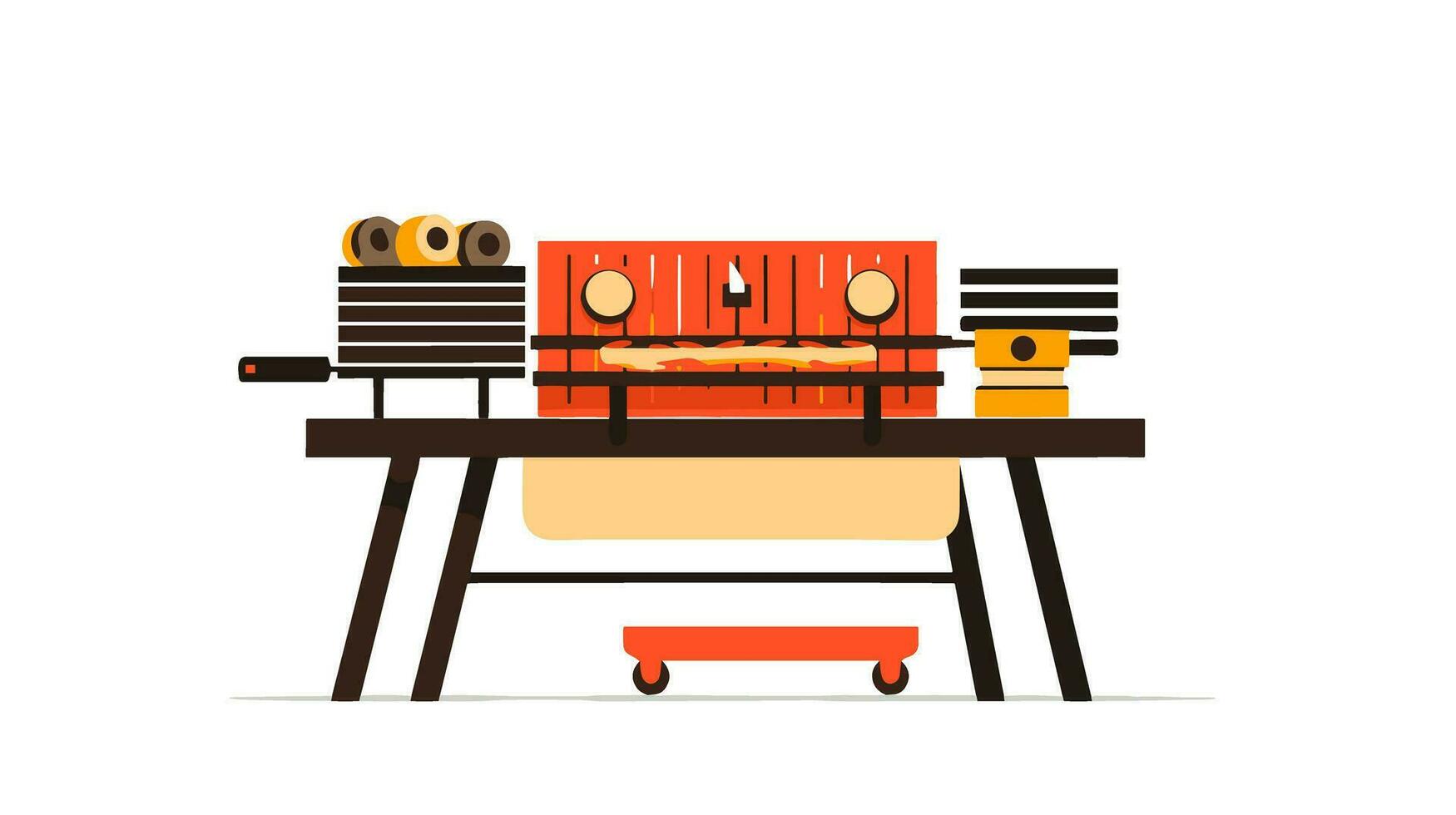 Sizzling Barbecue Delights Unleash Your Inner Grill Master with our Smokin' Logo vector