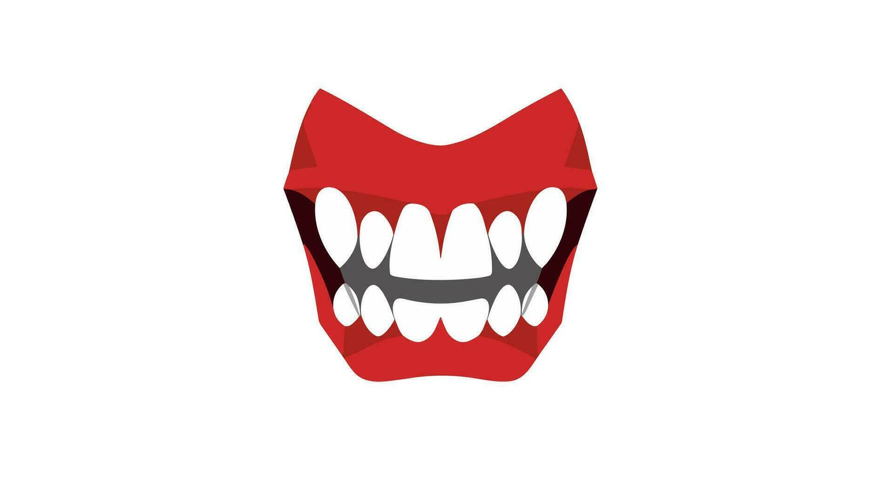 radiante sonrisas nutriendo dental salud y confianza con fuerte dientes vector