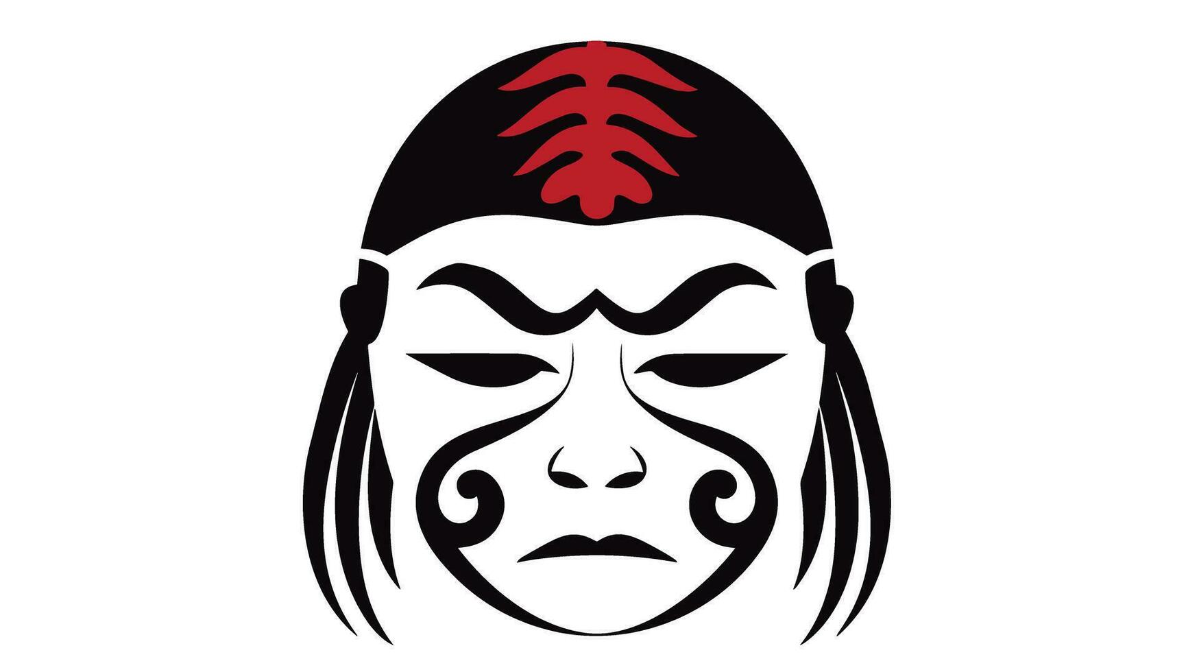 Spirit of the Warrior Explore the Enigmatic Samurai Mask for Iconic Symbolism vector