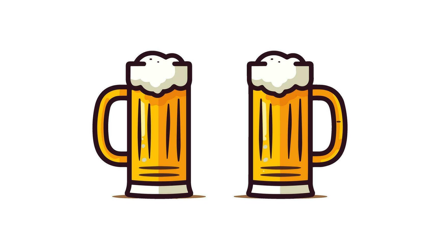 Sip in Style Discover the Tempting Beer Glass Icon for Your Design Inspiration vector