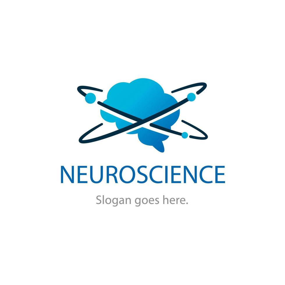 gradient science logo design template vector