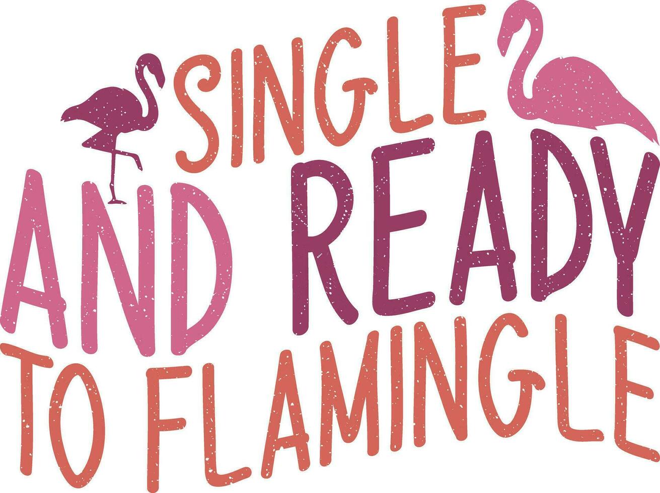 Flamingo Quotes Design vector