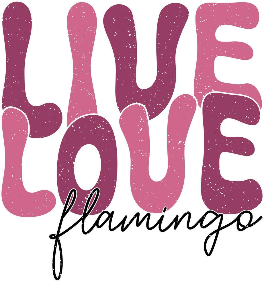 Flamingo Quotes Design vector