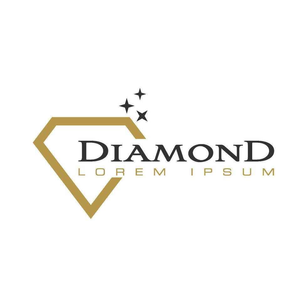 diamond vector logo template