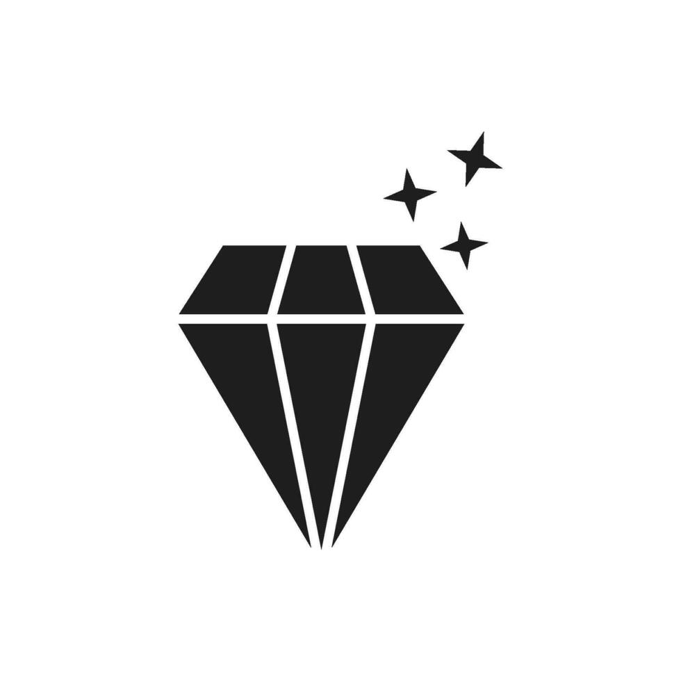 diamond icon for web and graphic design vector