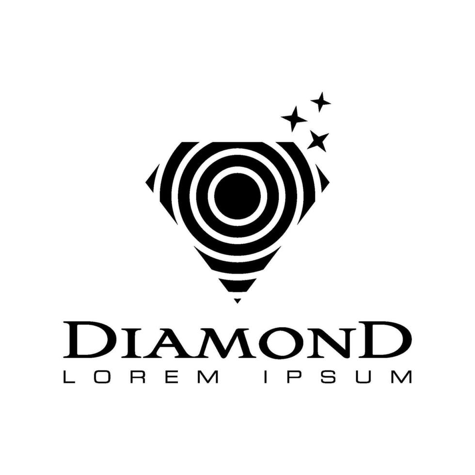 diamante vector logo modelo