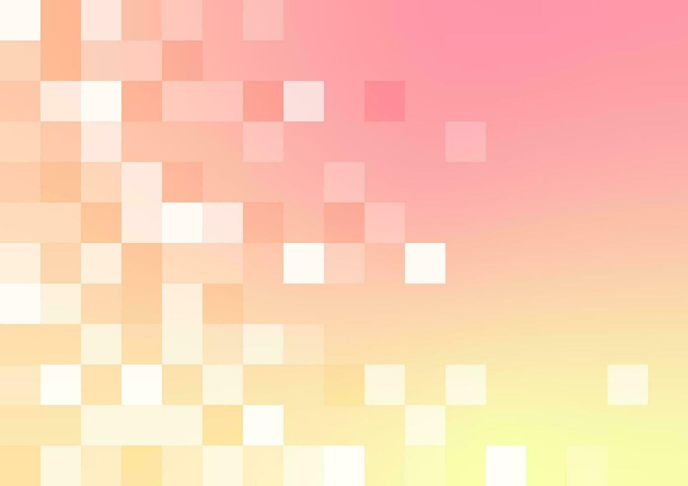 Square pattern blur yellow pink gradient banner cover background vector