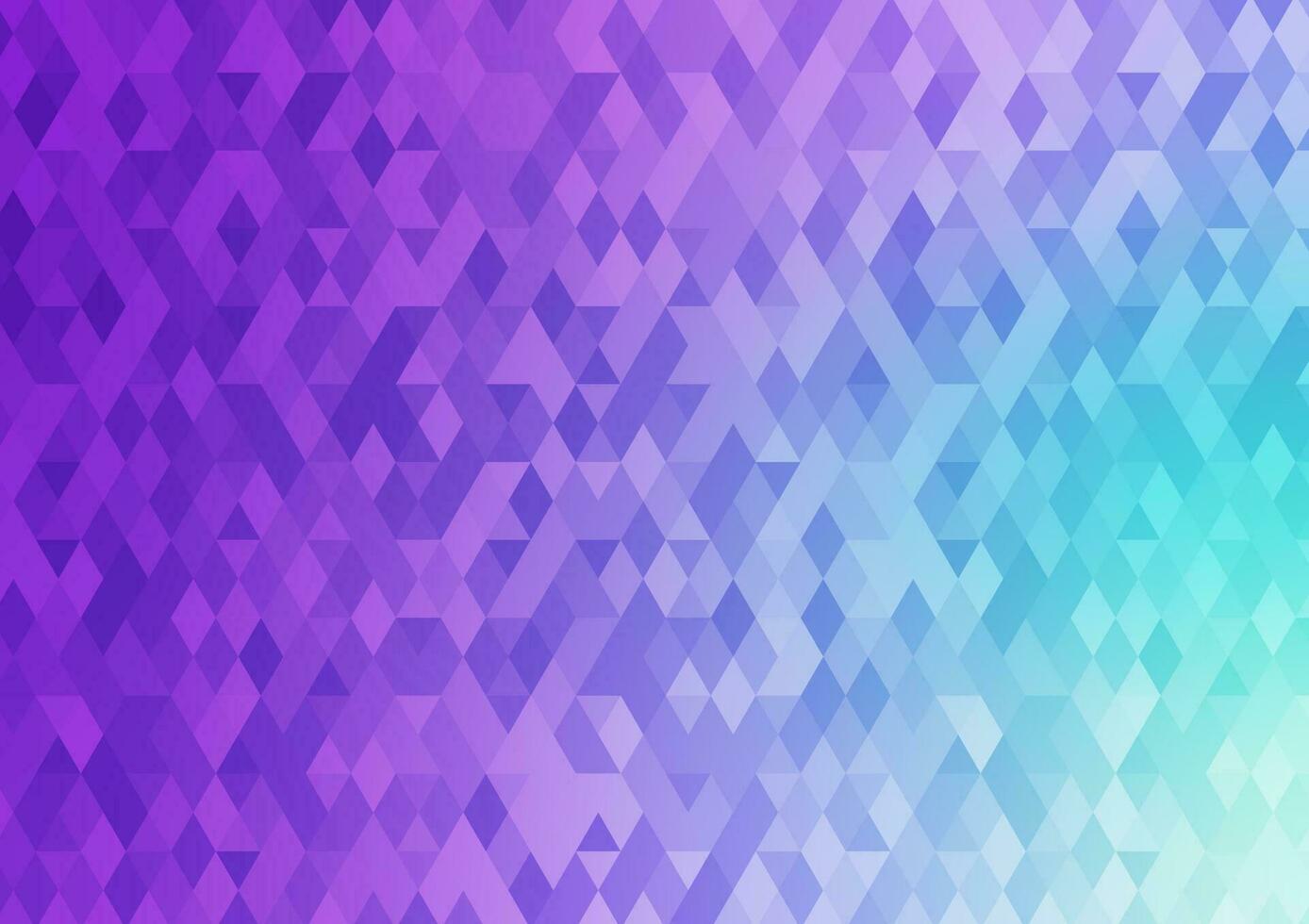 Triangle blue purple pattern diamond crystal light background vector