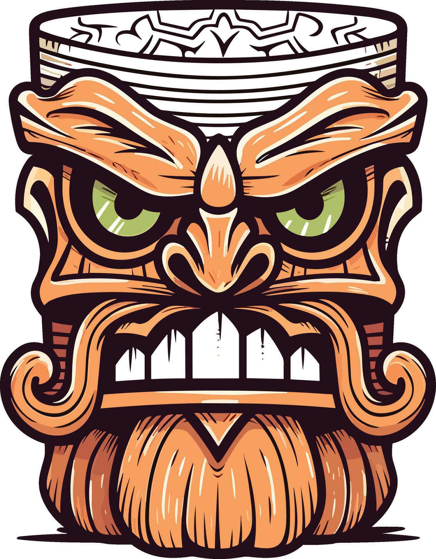 Tiki Festival Tiki Man Vector Illustration Tiki Man Art For T shirt tiki-festival-tiki-man-vector-illustration-tiki-man-art-for-t-shirt