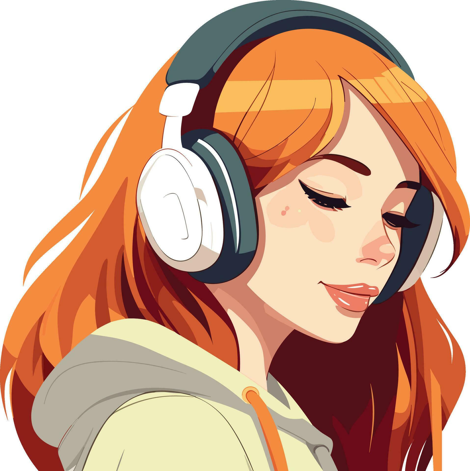 cute-girl-listening-to-music-peacefully-illustration-joyful-girl