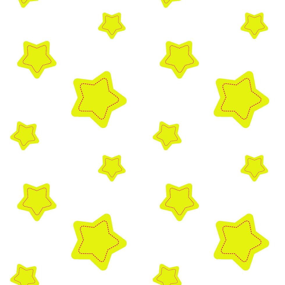 Star vector seamless pattern