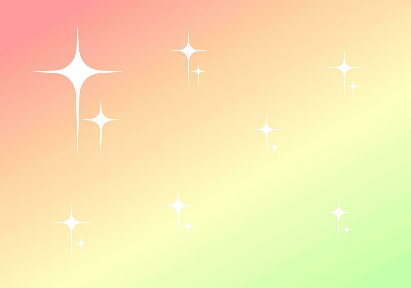 abstract gradient color background with glitter sparkle star. Vector illustration