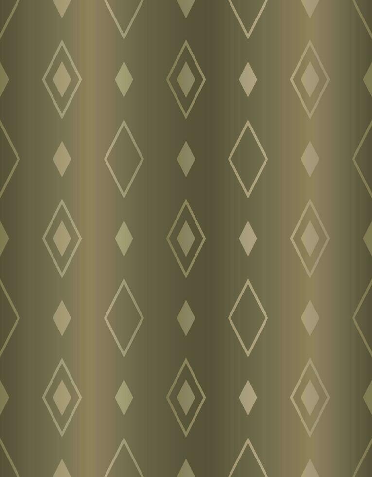 Seamless gold pattern with rhombus. Abstract background for printing on wrapping paper for gifts. vector