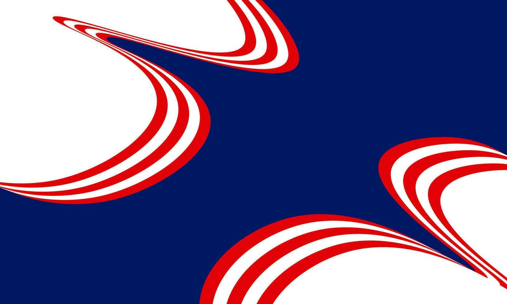 America holiday background template. Usa flag and blue background. Vector illustration