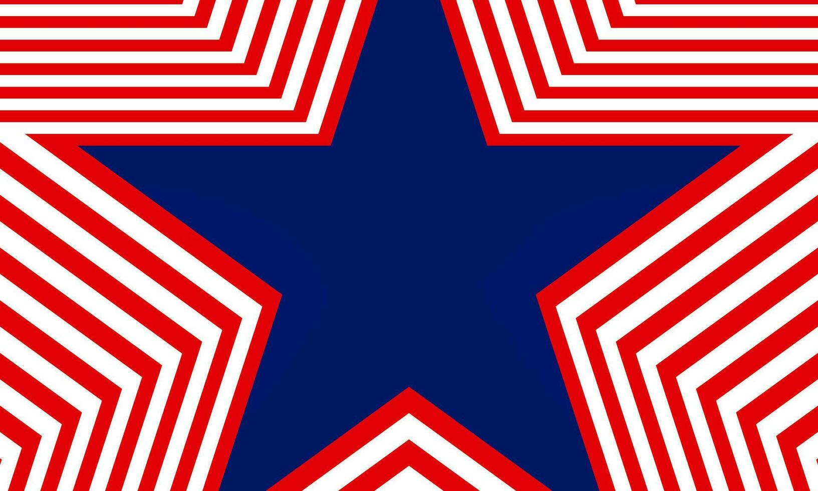 estrella America antecedentes con Estados Unidos bandera color. americano fiesta modelo diseño vector