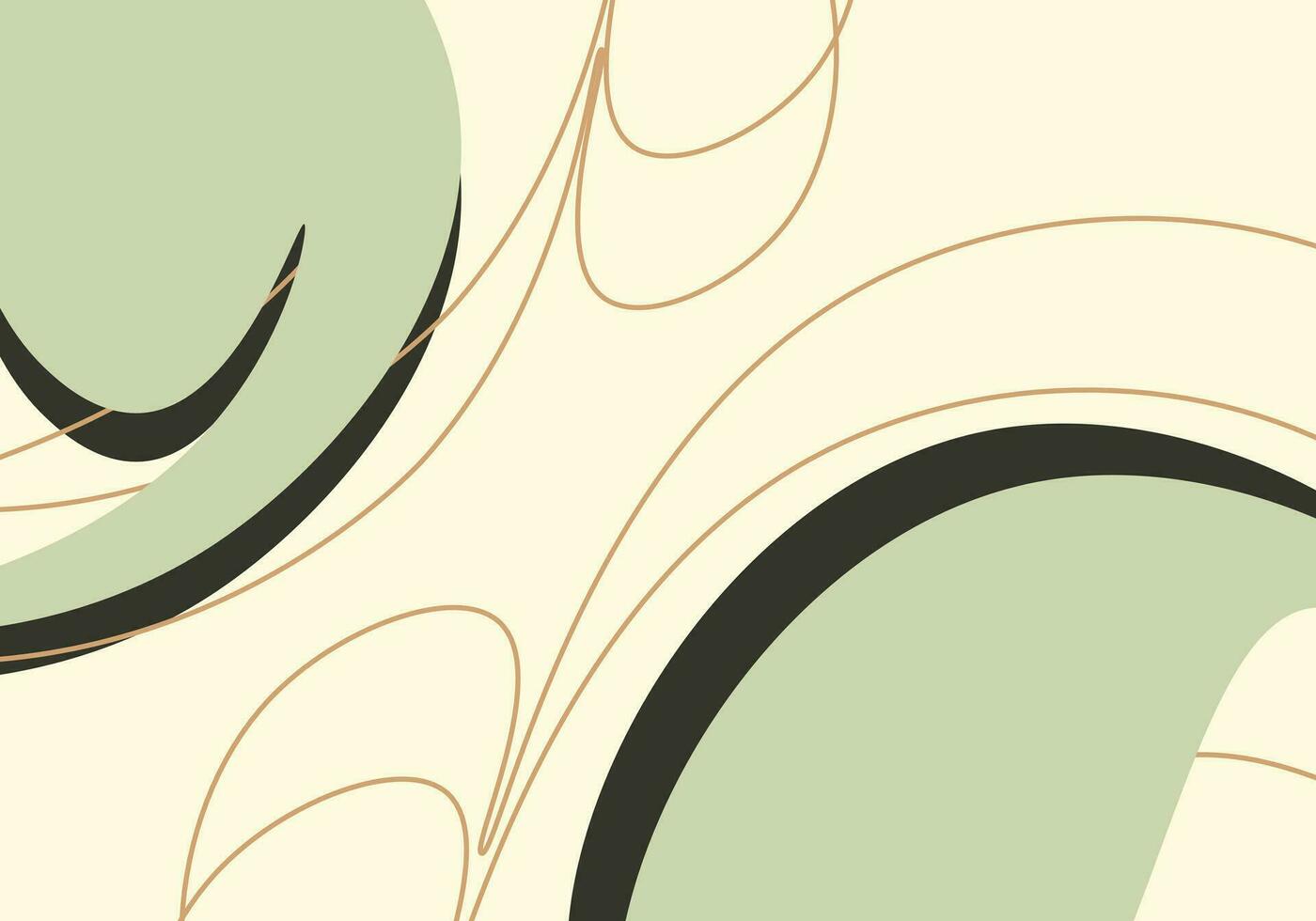 resumen elegante de moda pastel color verde antecedentes. ondulado minimalista estético vector