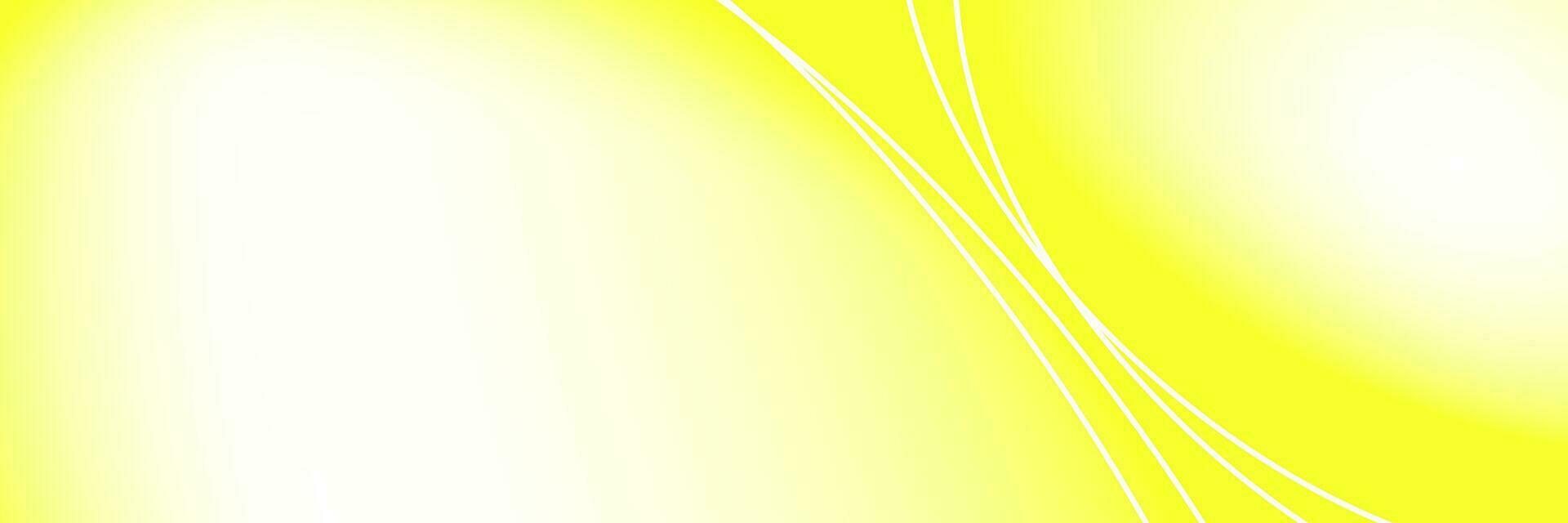 Bright yellow with blur white line. Abstract gradient blur yellow background. Suit for poster, cover, header, banner, web vector