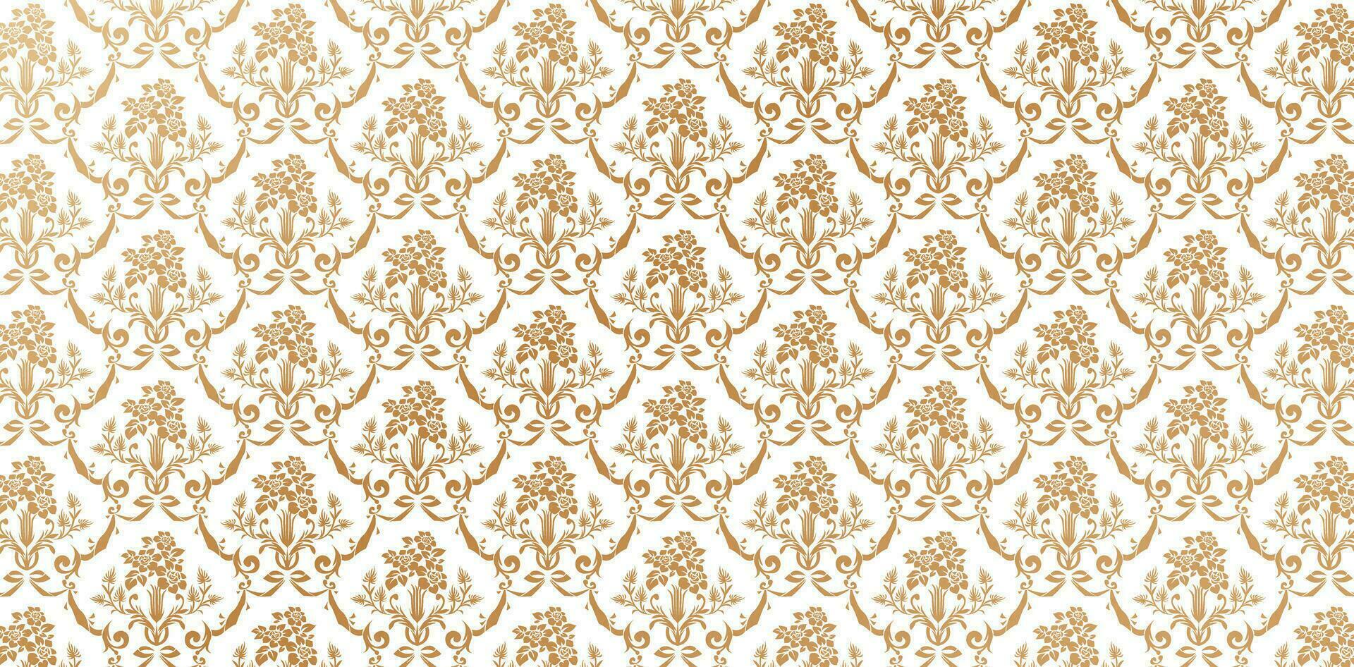 vector illustration Seamlessly damask wallpaper pattern luxurious backgrounds elements for Fashionable textiles, book covers, Digital interfaces, prints designs templates material, wedding invitations