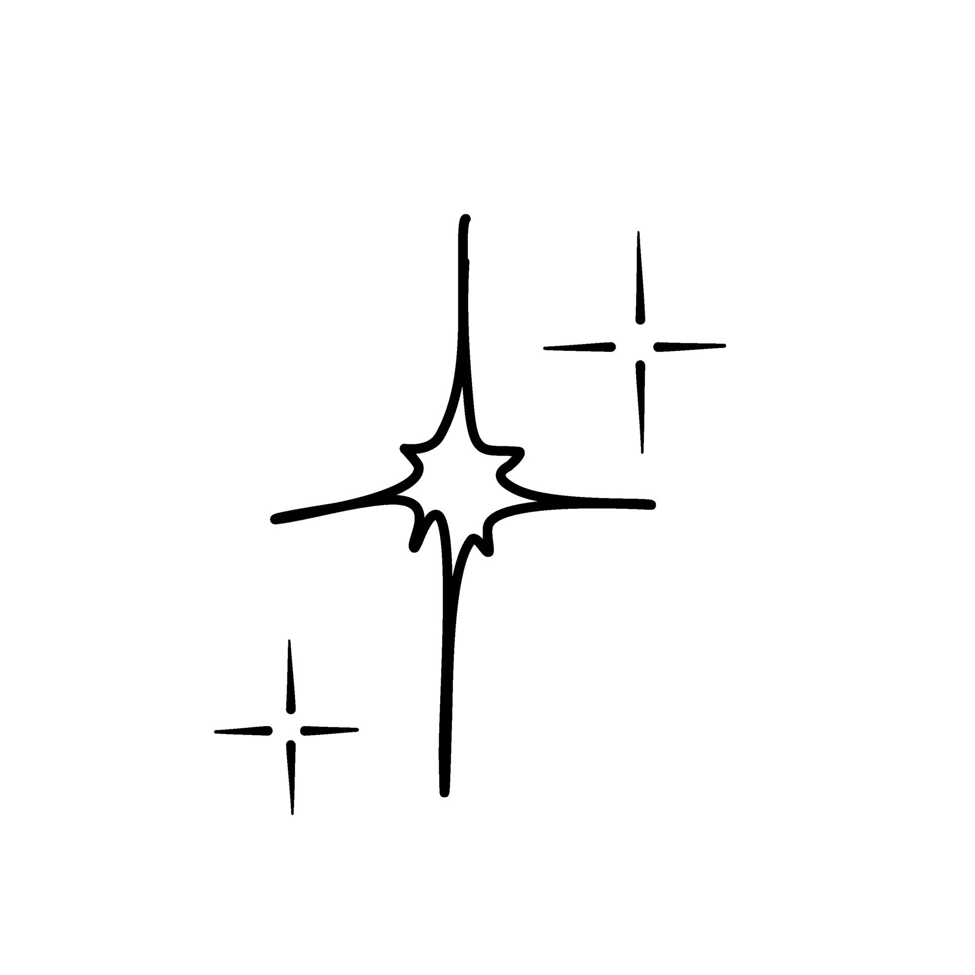 sparkle star line art glitter outline 25771291 Vector Art at Vecteezy