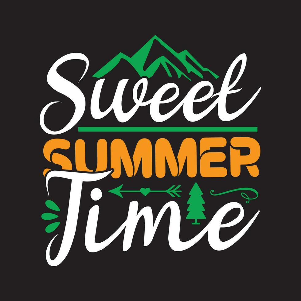 summer t shirt design vector