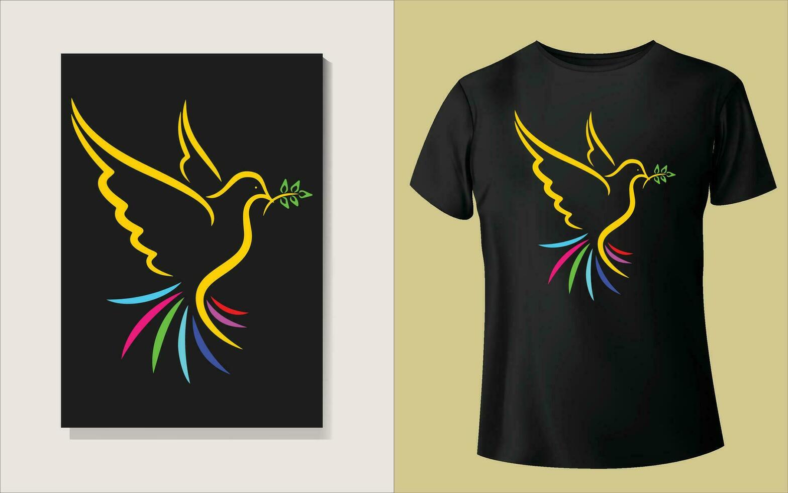 Modern tee shirt design vector