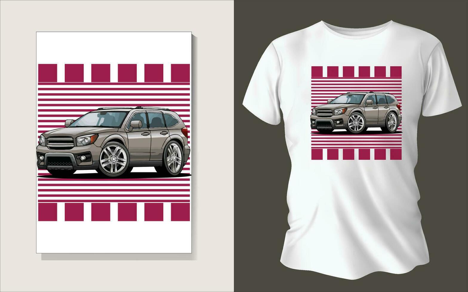 Modern tee shirt design vector