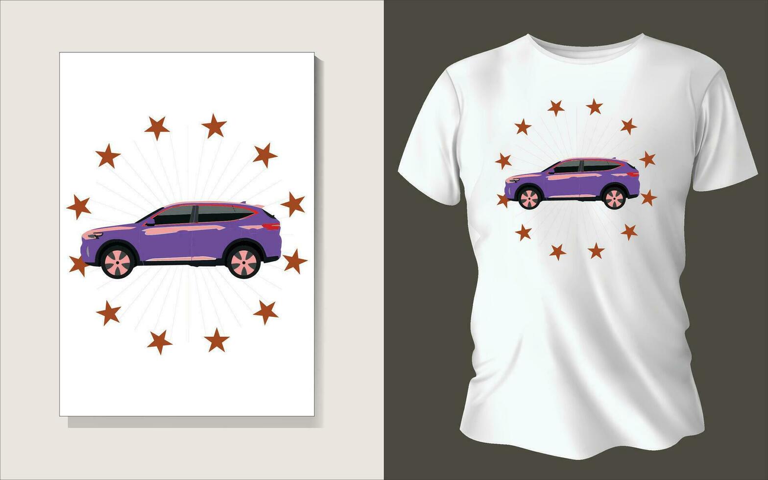 moderno tee camisa diseño vector