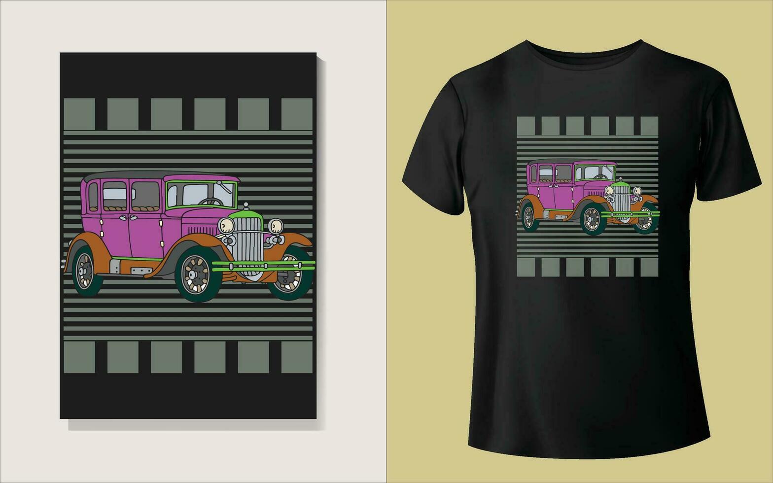 Modern tee shirt design vector