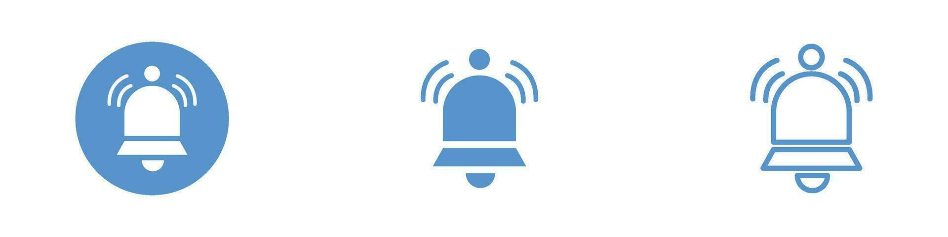 Notification bell icon.New message notification icon. Ringing bell and notification for clock and smartphone, alarm alert. vector