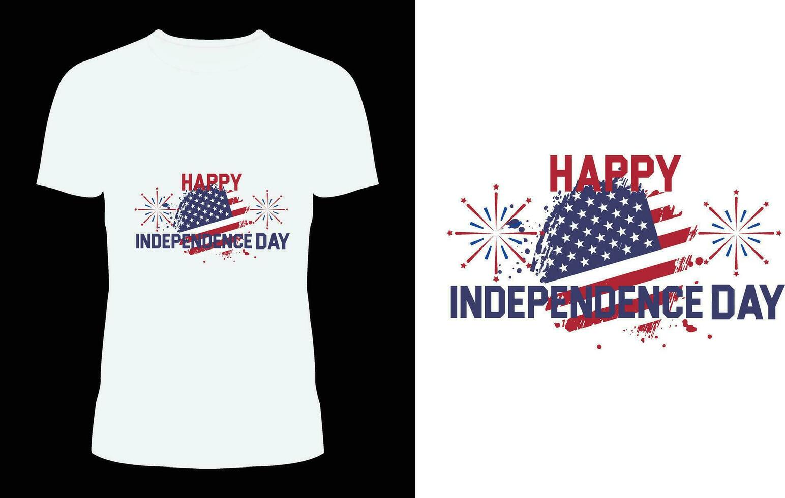 contento independencia día Estados Unidos t camisa diseño vector