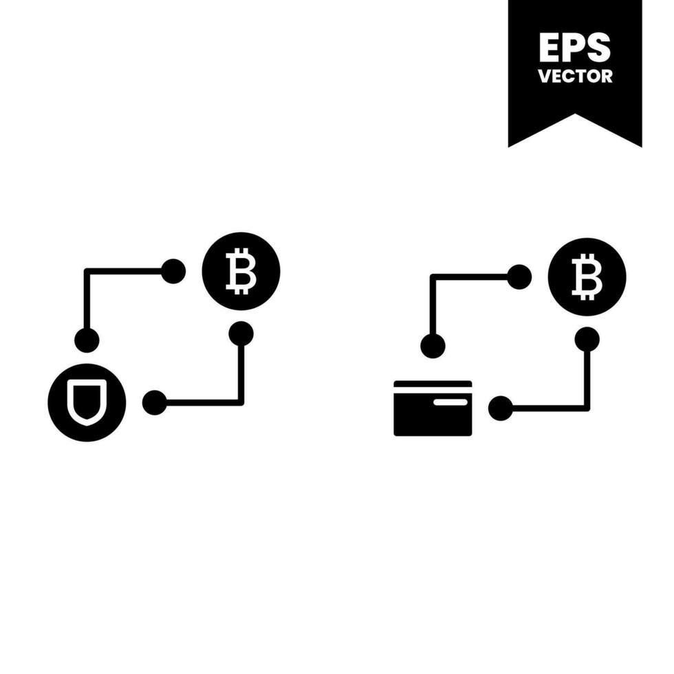 Bitcoin icon payment symbol sign. Cryptocurrency logos. simple vector. vector