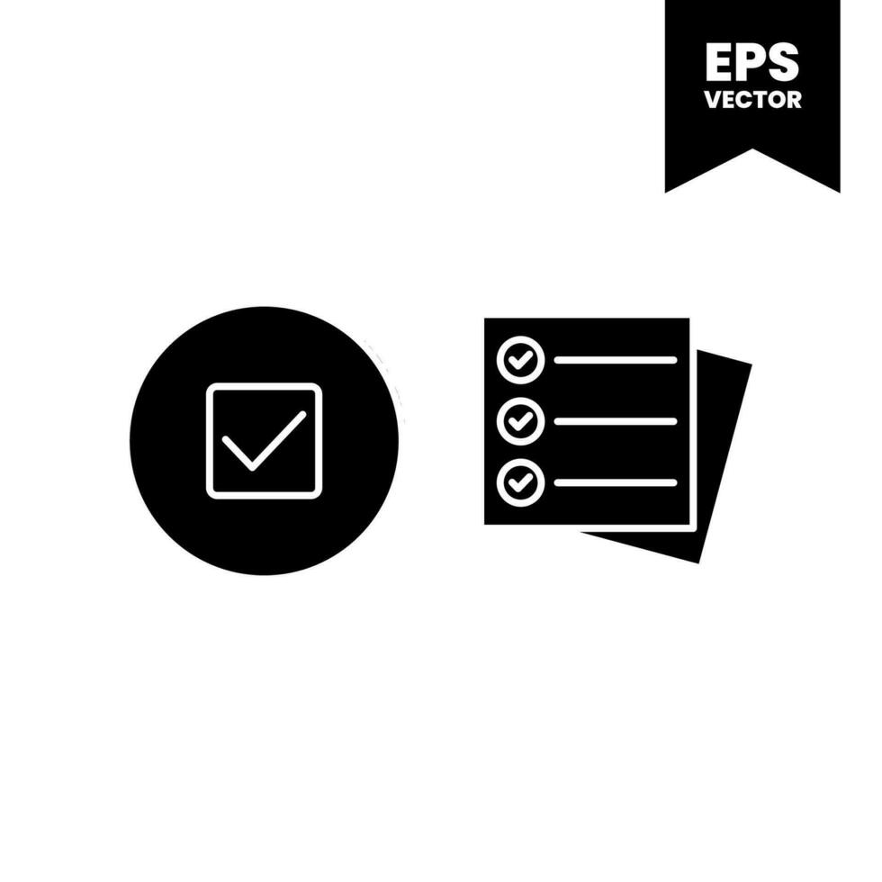 Vector icon clipboard. Task line icon symbol vector illustration