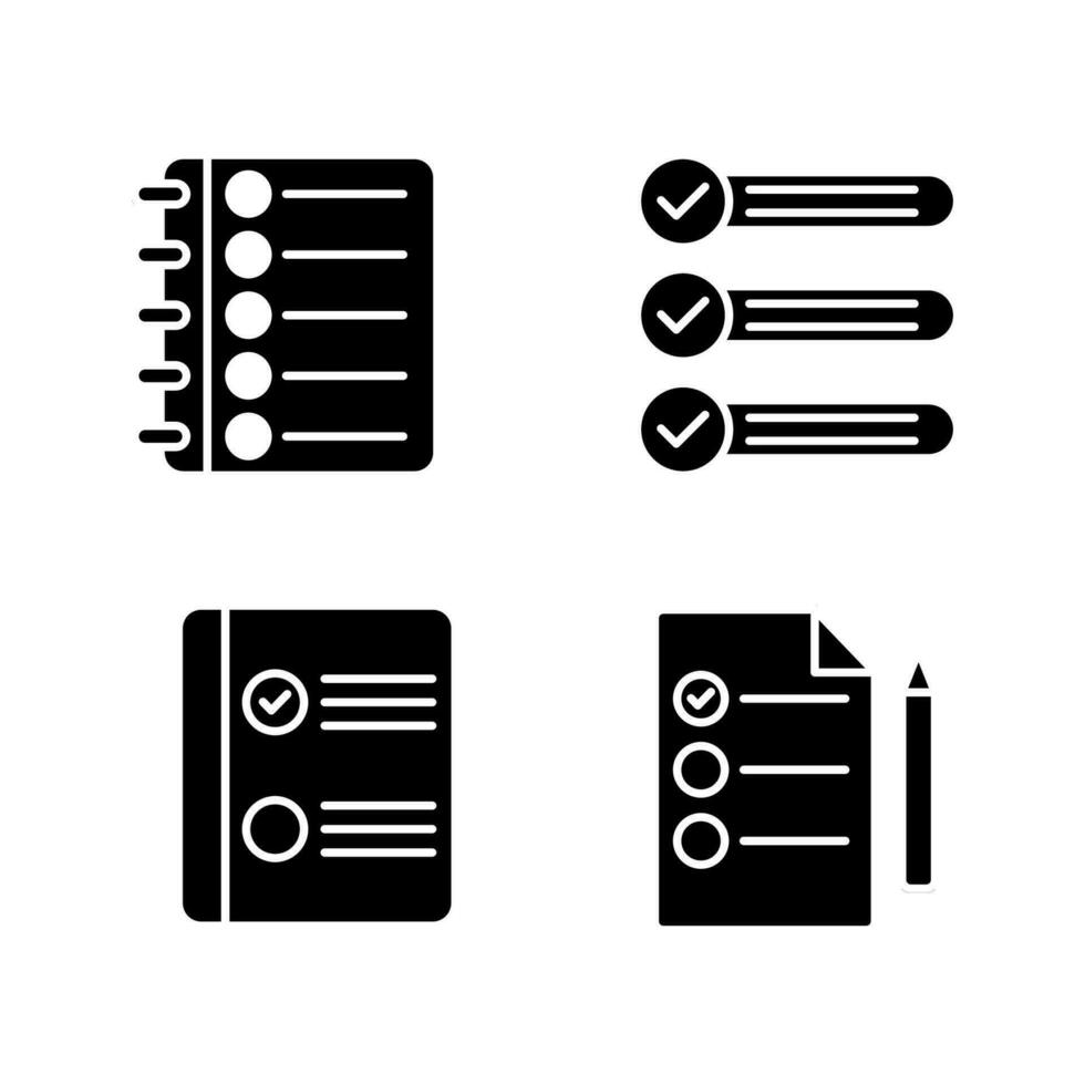 Vector icon clipboard. Task line icon symbol vector illustration