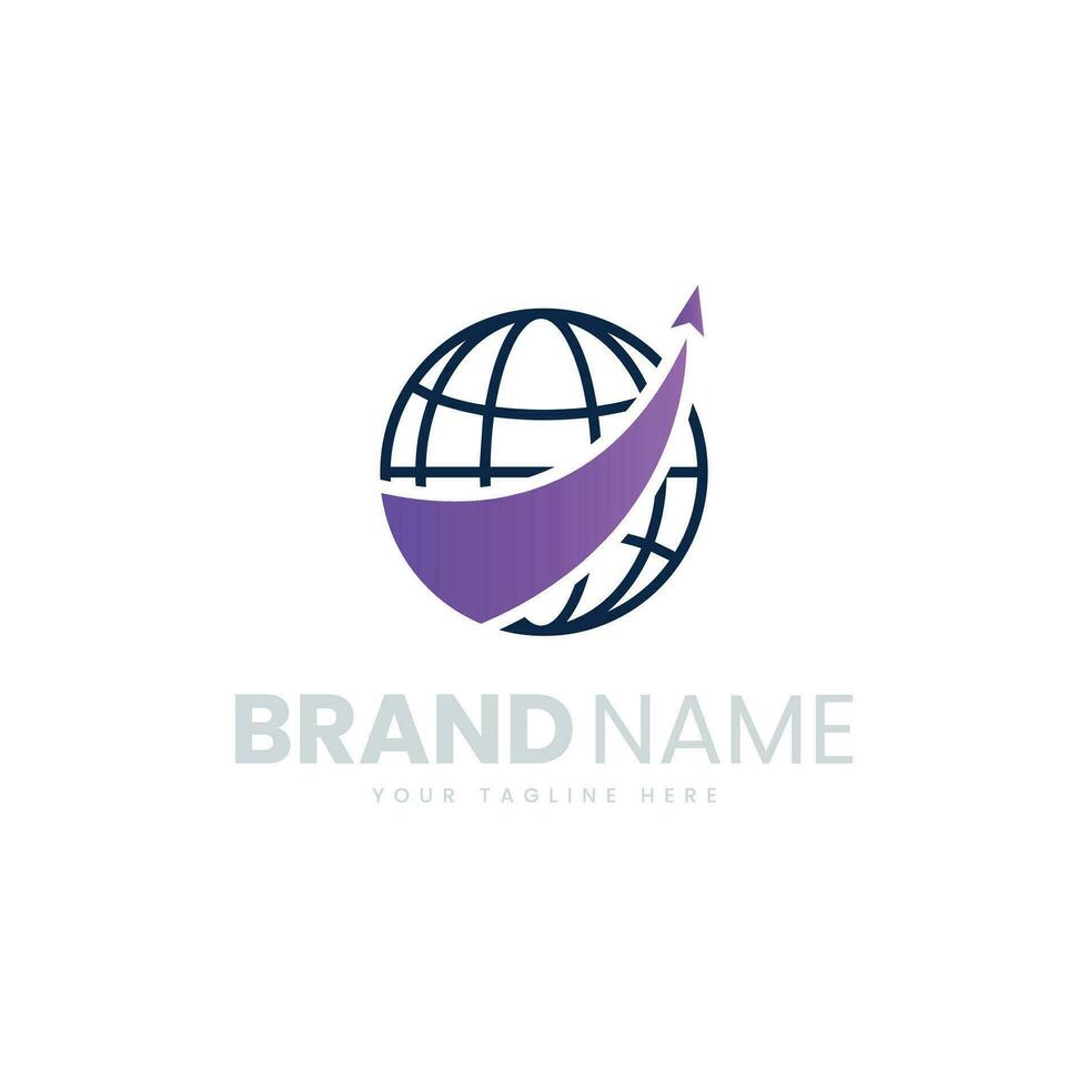 Travel logo template, Travel Logo Design, Travel modern logo design, Vector illustration. airplane tickets, travel agencies - planes and emblems. T-shirts. fly modern logo design. typography.
