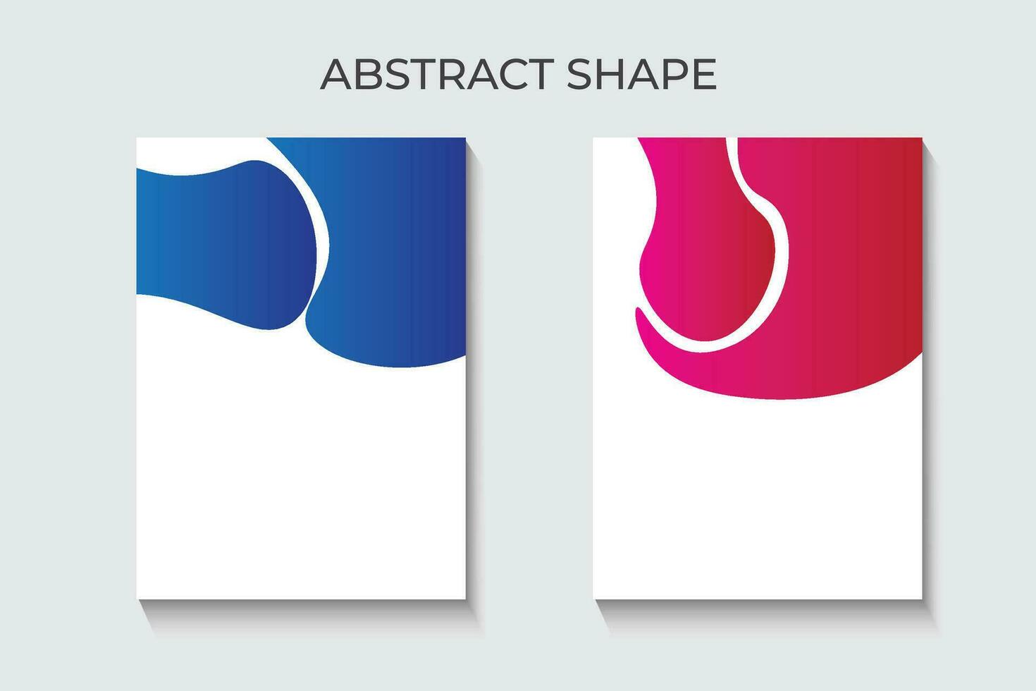 abstract shape design for flyer, brochure, banner and social media post. colorful geometric shape design. vector