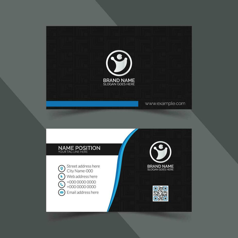 Minimal Business Card Layout vector