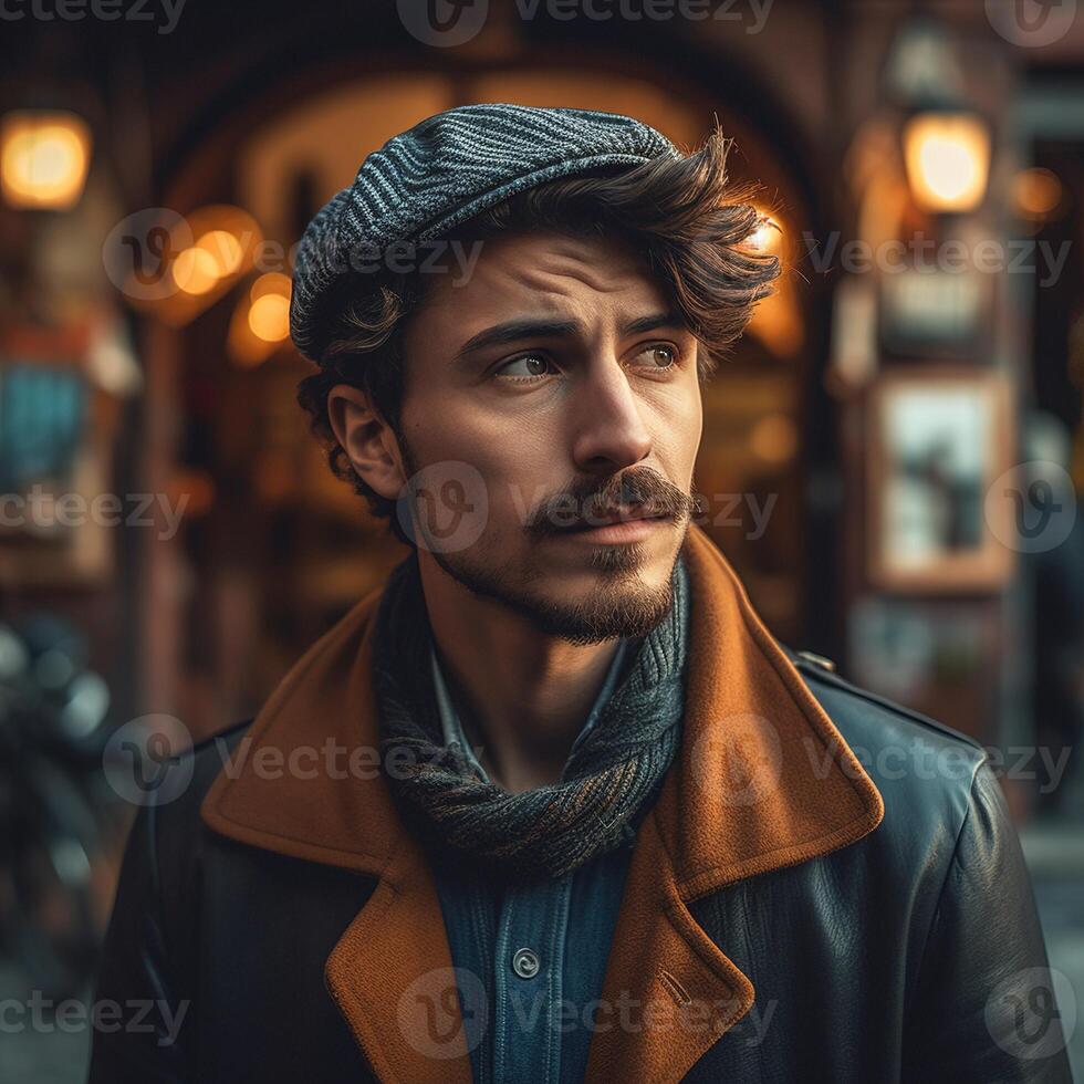 portrait of a fashion man photo