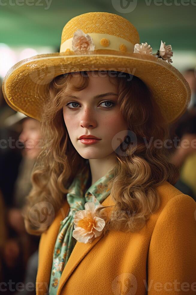 portrait of a fashion women photo
