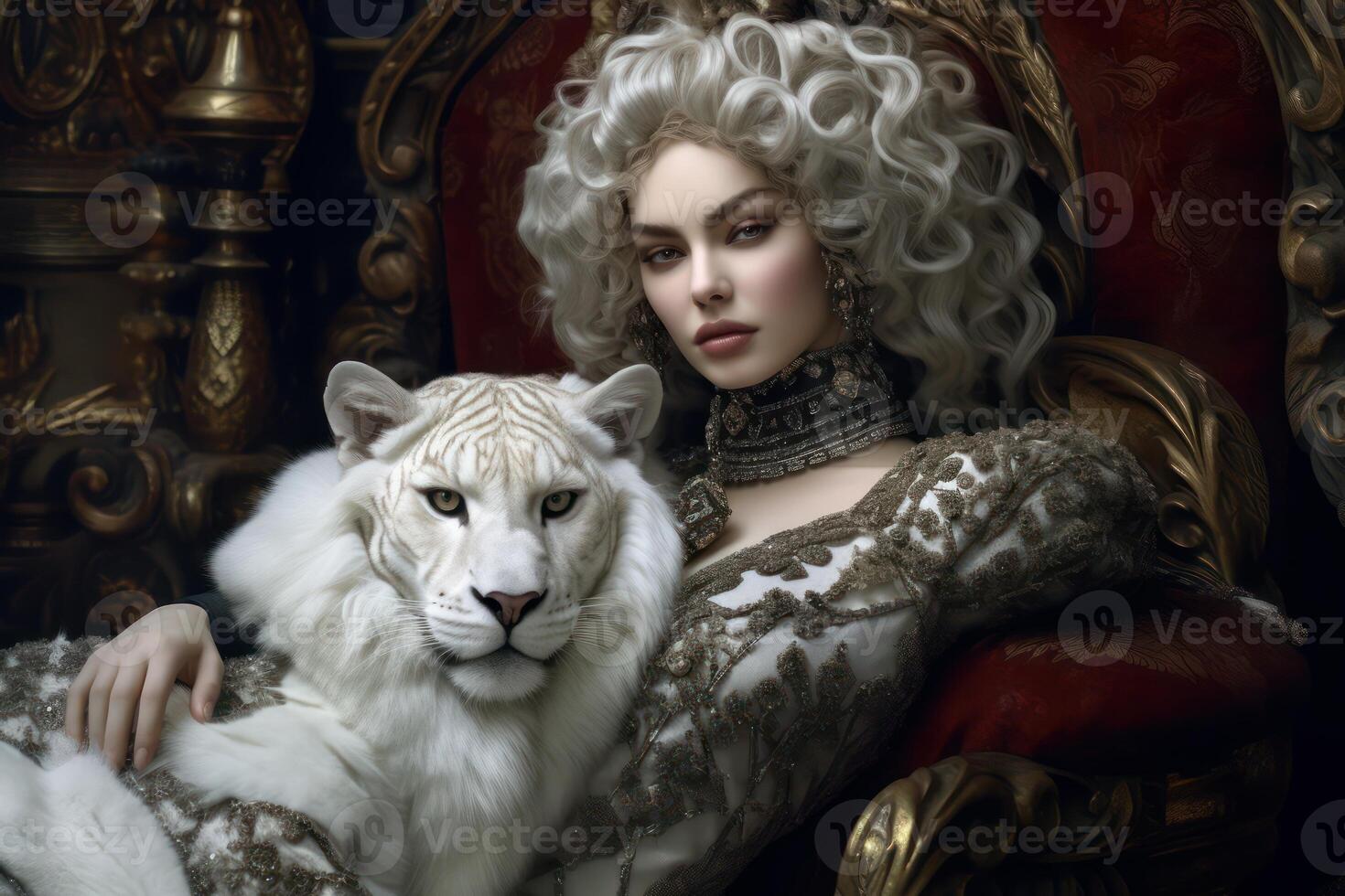 Photo portrait of a fashion women