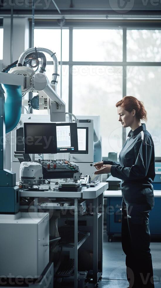 photo of a female engineer