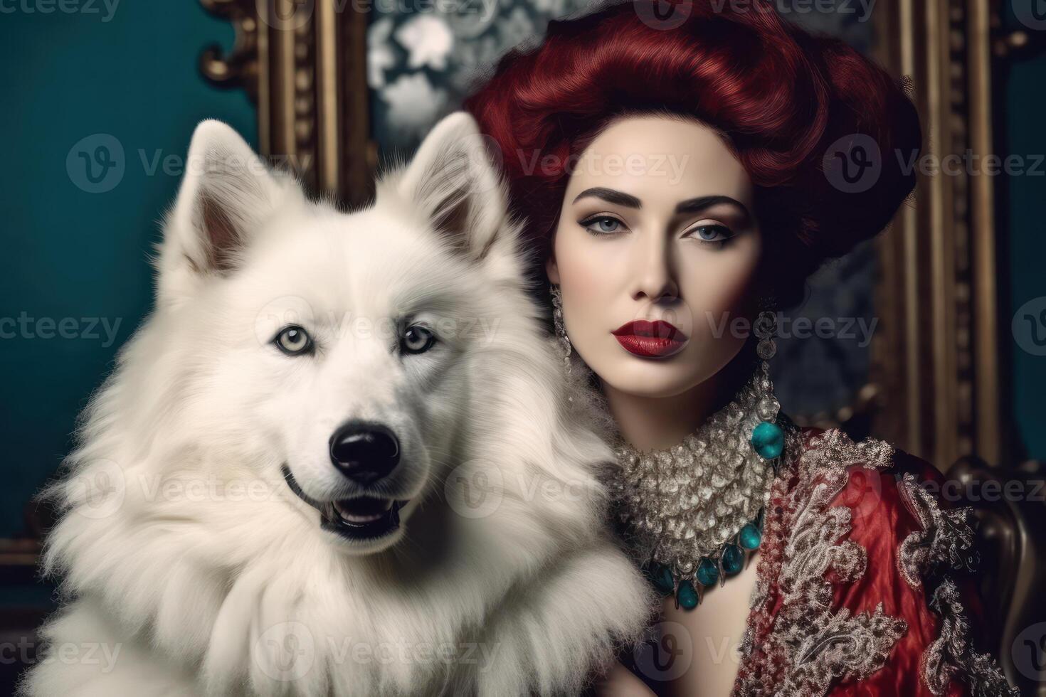 Photo portrait of a fashion women