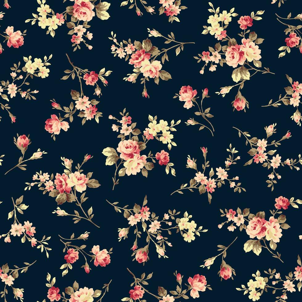 Seamless Floral Pattern in vector. vector